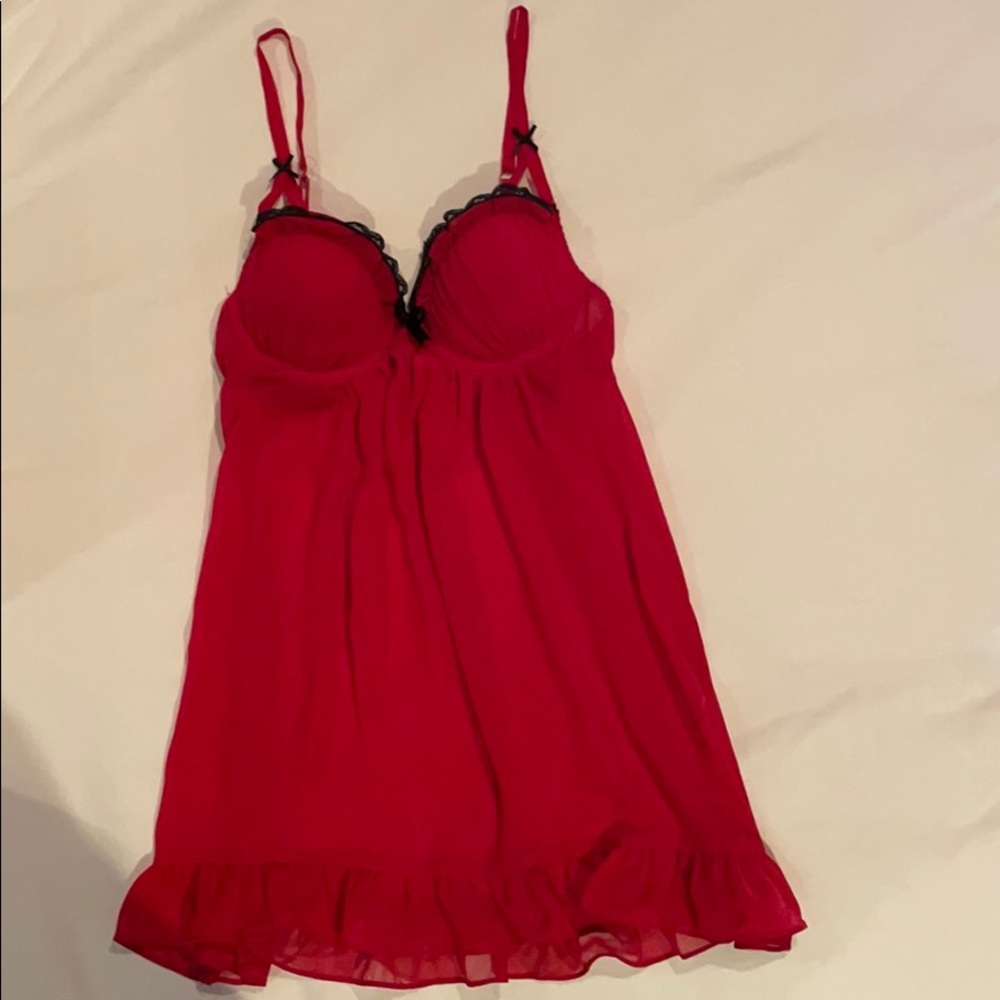 Red lingerie.SMALL